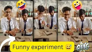🧪 My friend in Chemistry lab 🤣 #experiment #funnyvideo #shorts #ytshorts #study