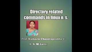 Directory related commands in linux os