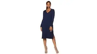 Serena Williams Off The Runway Sweater Dress w/Vogue