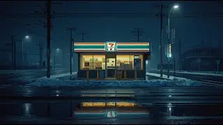 Midnight Reflections in Tokyo 🌙 7-Eleven Lofi Ambience for Focus & Sleep