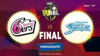 Highlights: Final, Sydney Sixers Women vs Adelaide Strikers Women