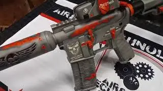 M4 CON GUARDAMANOS PERSONALIZADO / TIENDA AIRSOFT SEVILLA TECHNOLOGY CUSTOM