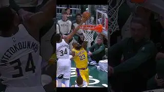 NOT ON HIS WATCH!!! @NBA #nba #basketball #nbablocks #blocks #giannis #lebronjames #greekfreak