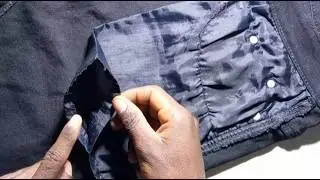 ✅ How to fix torn pocket with hand needle | repair a torn jeans pocket.(39)