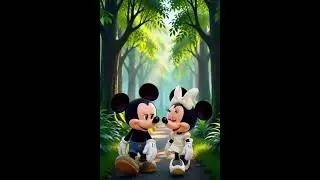 Mickey and Minnie ke dosti | Mickey and Minnie ka pyar #ytshorts #shorts