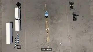 ATS  driving academic Double Trailer Handling2-4 Straight Backing