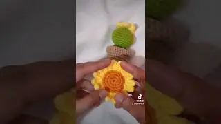 Here's how I assemble my mini potted plants 🌵🌻 #handmade #crochet #pottedplants #foryou #fyp