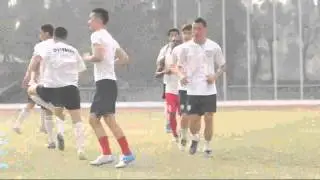 AFC President's Cup Qualifiers Group A : Erchim FC Training. By GoalNepal.com