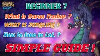LoL : WILD RIFT | SIMPLE GUIDE FOR BEGINNERS | KNOW THE ROLES & STATS !