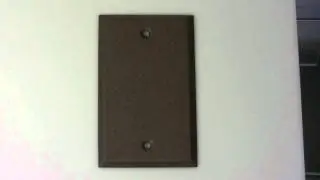 Blank Textured Bronze switch plate cover