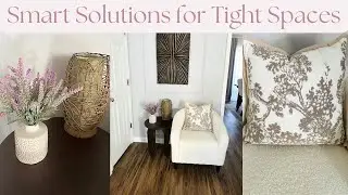 Smart Solution For A Tight Space 😱|Small Seating Nook|Winter Ready Decor