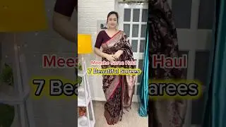 Meesho Saree Haul  # #meeshofinds   #saree   #shorts  #ashigautam
