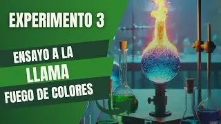 Experimento 3: Ensayo a la llama (Fuego de Colores) - Lab Box Qu&iacute;mica