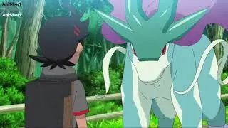 Goh caught Suicune!
