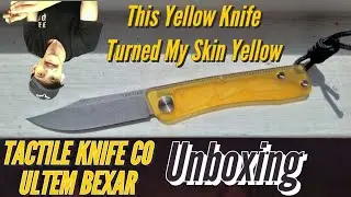 This Amazing EDC Knife Gave Me a Rare Skin Disease - Tactile Knife Co Bexar in Ultem