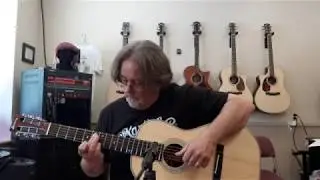 E20P Left handed parlor guitar
