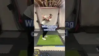 Turn with width, Stay Connected #golf #training #golfswing #shorts