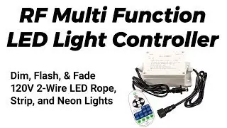 120 Volt RF Outdoor Multi-Function LED Light Controller