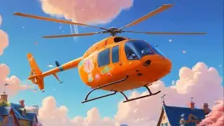 The Brave Helicopter Rescue | A Kids Story About Courage & Responsibility | Bedtime stories for kids