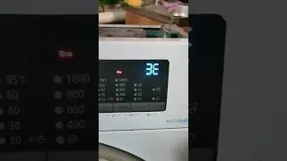 Ошибка 3E в стиральной машине Samsung ecobubble (Eng subs)