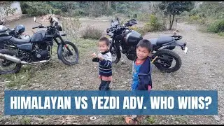 RE HIMALAYAN VS YEZDI ADVENTURE. WHO WINS?