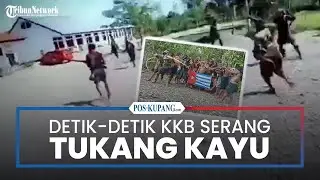 Video Detik-detik KKB Serang Tukang Kayu di SMP YPK Yakpesmi Yahukimo