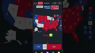 Election Forecast 2024 Trump vs Biden. #election2024 #election #2024trump #2024 #forecast #usa #us