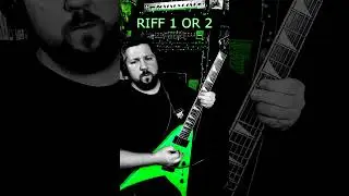 Which Riff is better?  Thrash Metal Riffs Like Exodus Metallica Megadeth Slayer #metal #thrashmetal