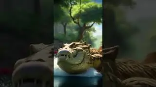 🐊 The Crocodile and the Snake 🐍: A Clever Twist! | Moral Story for Kids  #funnyanimals #shorts