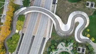 Genius Of Frank Gehry - BP Pedestrian Bridge In Chicago Connecting Millennium & Maggie Daley Parks