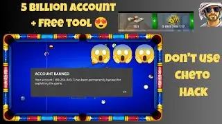5 BILLION COIN ACCOUNT 😍( DON'T USE CHETO ) 😭 || 8 Ball Pool 
