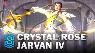Crystal Rose Jarvan Wild Rift Skin Spotlight