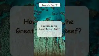 How Long is the Great Barrier Reef? #facts #barrierreef #geographyfacts #shorts