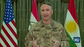 Coalition&rsquo;s Kurdistan Coordination Center head Col. Dave Williams talks to Kurdistan 24