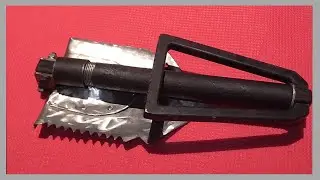 складная лопата /саперная лопата своими руками.
