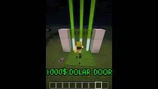 1$ VS 100$ VS 1000$ DOOR IN MINECRAFT
