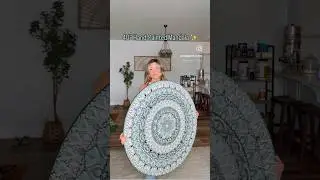 Completed 40” Mandala ✨