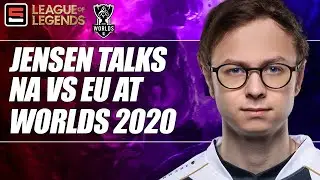 Jensen on the NA vs. EU rivalry after defeating MAD Lions at Worlds 2020 | ESPN Esports