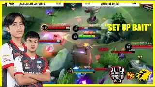 AE Celiboy baits out ONIC then a Clean up Maniac for AE Nino