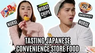 Trying Unique Snacks in Japan. Japanese Convenience Store Taste Test