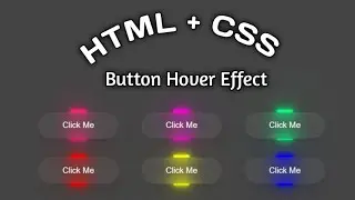 Html Css Button Hover Effect || How to make a button effect using html and css #viral #coding #html