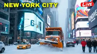 IRL New York City Biggest Snow Storm Walk in Manhattan 2026