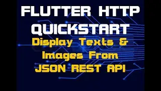 Flutter HTTP Quickstart | Read Texts And Display Images From JSON API