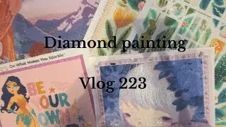 Vlog 223: réceptions de diamond paintings et revues des dp de la marque Make Market