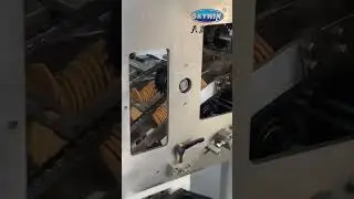 Automatic Biscuit Sandwich Machine Connect with On Edge Packing Machine