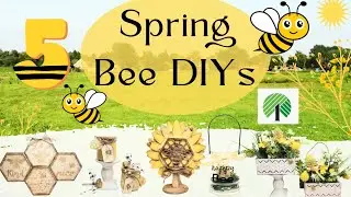 5 *Must See* Spring Honey Bee DIYs &bull; Dollar Tree Crafts &bull; Trash to Treasure &bull; New Dollar Tree Finds