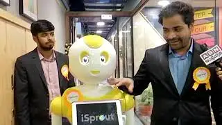 iSprout Sakhi Robot Launched in Hyderabad | Interaction with Jayesh Ranjan IT Secretary | ABN