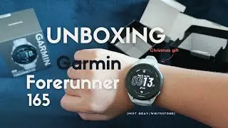 Calm Unboxing + First Boot-Up of the Garmin Forerunner 165 | A Christmas Gift 🎄