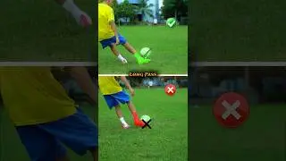 LONG PASS ⚽️.#football #footballskills #soccer #shorts #longpass #tutorialvideo