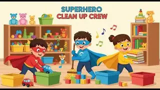 Superhero Clean Up Crew Song for Kids | Clean Up & Responsibility Song